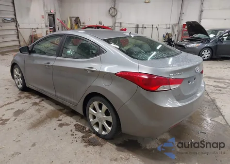 2011 Hyundai Elantra Limited (Ulsan Plant) из США, поврежденный, VIN KMHDH4AE1BU082078